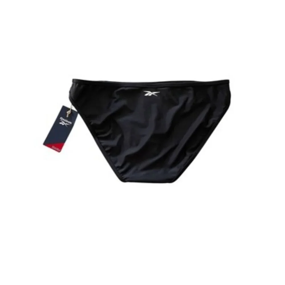 Reebok Women's Black Mesh-Side Hipster Bikini Bottoms Size L NWT $46 - Picture 4 of 6